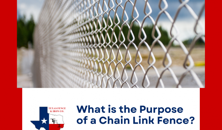 What is the Purpose of a Chain Link Fence?