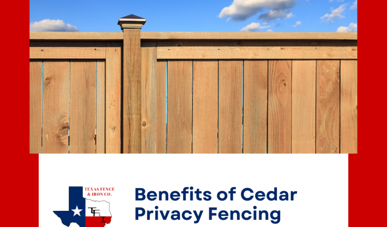 Benefits of Cedar Privacy Fencing