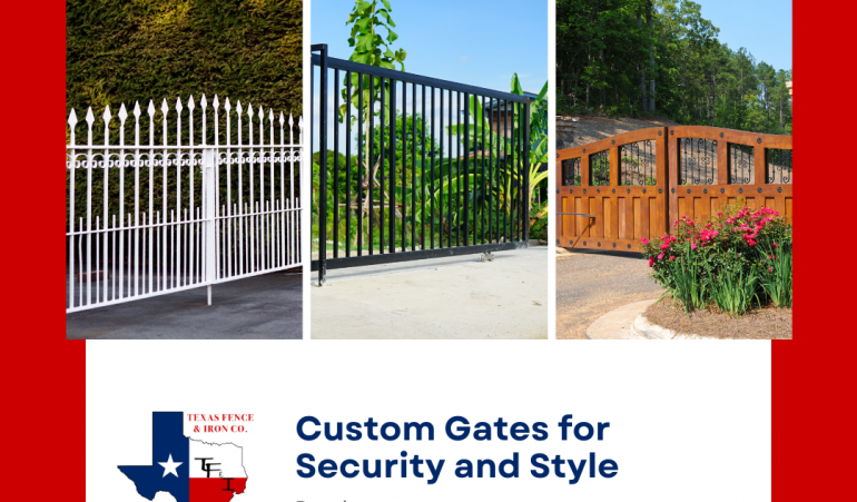 Custom Gates for Security and Style