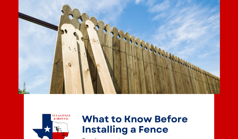 What to Know Before Installing a Fence