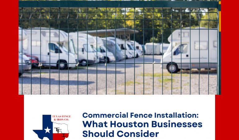 Commercial Fence Installation: What Houston Businesses Should Consider
