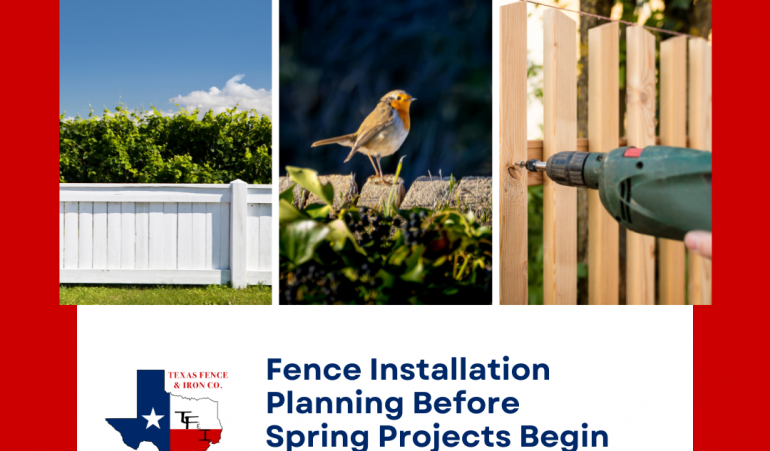 Fence Installation Planning Before Spring Projects Begin
