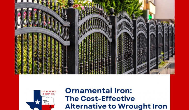 Ornamental Iron: The Cost-Effective Alternative to Wrought Iron